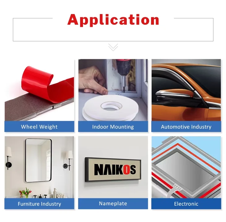 pe foam double sided tape pe foam double sided tape